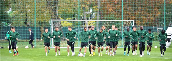 Európa-liga - A Ferencváros csapatának edzése