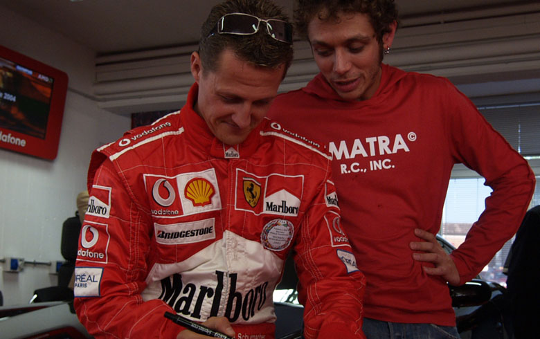 Schumacher és Rossi